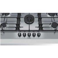 Bosch PCR9A5B90 Gas Hob 5 Burners with Wok Support - Stainless Steel