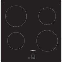 Bosch PUG61RAA5B Series 2 60cm 4 Zone Induction Hob with Plug - Black