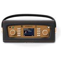 Roberts RD70BLK 1950s Style Clock Radio - Black