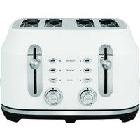 Rangemaster RMCL4S304WH Classic 4 Slice Toaster - White