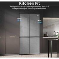 Hisense RQ768N4GVE Hi5 American Style 591l Total No Frost Fridge Freezer - Stainless Steel