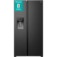 Hisense PureFlat American Style Fridge Freezer 60/40 Total No Frost - Black - RS5P528STBE