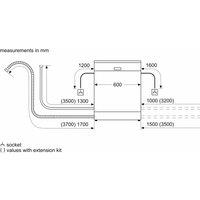 Bosch SMS4EKI06G Series 4 Dishwasher 14 Place Settings - Silver