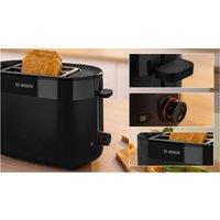 Bosch TAT2M123GB MyMoment 2 Slice Compact Toaster - Black