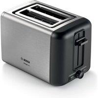 Bosch DesignLine TAT3P420GB Compact 2 slice Toaster - Stainless Steel
