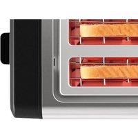 Bosch TAT4P440GB DesignLine 4 Slice Toaster - Stainless Steel