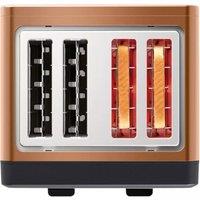 Bosch TAT4P449GB DesignLine 4 Slice Toaster - Copper