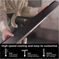 Shark TF200SUK TurboBlade High-Speed Multi-Directional Tower Fan - Charcoal