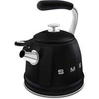 Smeg WKF01BL 2.3L 50s Style Whistling Kettle - Black