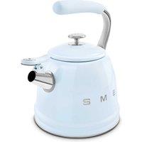 Smeg WKF01PB 2.3L 50s Style Whistling Kettle - Pastel Blue