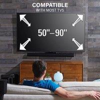 Sanus WSSATM1-B2 Extendable Sounbar TV mount designed for Sonos Arc - Black