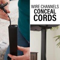 Sanus WSSE3A2-B2 Sonos Era300 Adjustable Floor Stands - Black