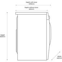 Samsung WW11DG5B25AEEU 11kg Washing Machine 1400rpm Spin Speed - White