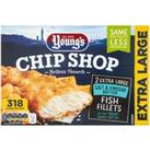 Young's Chip Shop 2 Extra Large Salt & Vinegar Batter Fish Fillets 300g