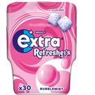 Extra Refreshers Bubblemint Sugar Free Chewing Gum Bottle 30 Pieces
