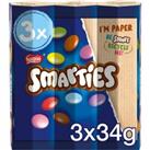Smarties Milk Chocolate Tube Multipack 34g 3 Pack