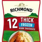 Richmond 12 Frozen Thick Pork Sausages 516g