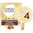 Ferrero Rocher White Ice Cream 4 x 70ml