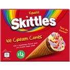 Skittles Ice Cream Cones 4 x 110ml