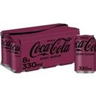 Coca-Cola Zero Sugar Cherry 8 x 330ml