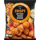 Iceland Ready Cooked 4 Crispy Battered Chicken Skewers 400g