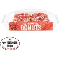 The Daily Bakery Christmas Ring Donuts 4 x 53g (212g)