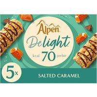 Alpen Delight Salted Caramel Bars 5x19g