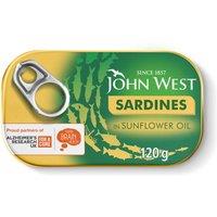 John West Sardines in Sunflower Oil 120g