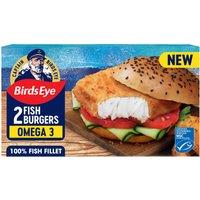 Birds Eye 2 Breaded Omega 3 Fish Burgers 227g