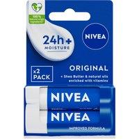NIVEA Original Duo Pack Lip Balm 9G