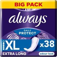Always Daily Protect Extra Long Panty Liners 38 Liners