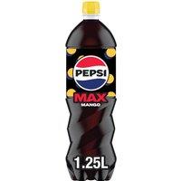 Pepsi Max Mango No Sugar Cola Bottle 1.25L