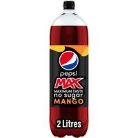 Pepsi Max Mango No Sugar Cola Bottle 2L