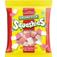 Swizzels Squashies Drumstick Original Raspberry & Milk Flavour 140g