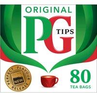 PG Tips 80 Original Tea Bags 232g