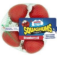 Munch Bunch Squashums yogurt Shapes Strawberry 5x60g