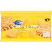 Brewtime Buddies Custard Creams Vanilla Flavour Cream Sandwich Biscuits 300g