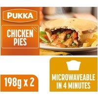 Pukka 2 Chicken Microwaveable Shortcrust Pies