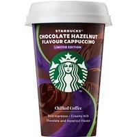 Starbucks Limited Edition Chocolate Hazelnut Flavour Cappuccino Chilled Coffee 220ml
