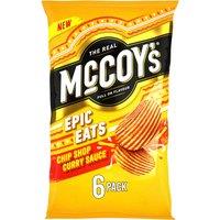 McCoy's Chip Shop Curry Sauce Multipack Crisps 6 Pack