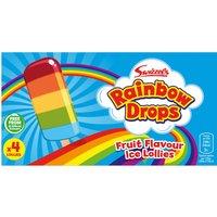 Swizzels Rainbow Drops Fruit Flavour Ice Lollies 4 x 73g (292g)