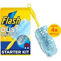 Flash Dust-Magnet Duster Kit (1 Handle + 4 Refills)
