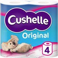 Cushelle Original Toilet Roll 4 Rolls