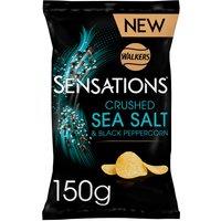 Walkers Sensations Salt & Black Peppercorn Sharing Crisps 150g