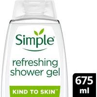 Simple Kind to Skin Shower Gel Refreshing 675 ml