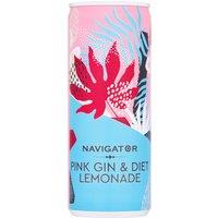 Navigator Pink Gin & Diet Lemonade 250ml