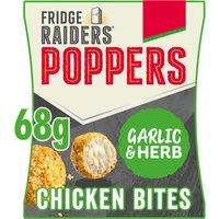 Fridge Raiders Poppers Garlic & Herb Chicken Snack Bites 68g