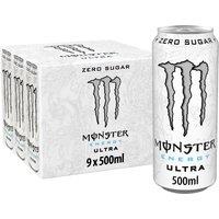 Monster Energy Drink Ultra Zero Sugar 9 x 500ml