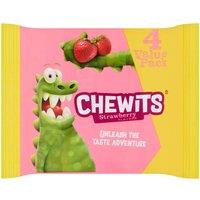 Chewits Strawberry Flavour 4 x 30g