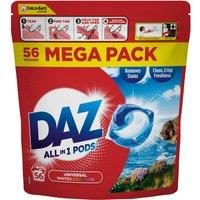 Daz All in 1 Pods Universal Whites & Colours 56 x 16.7g (935.2g)